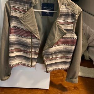 American eagle never worn olive  green coat